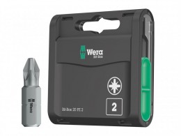 Wera Bit-Box 20 H Extra Hard Bits PZ2 x 25mm, 20 Piece £9.99